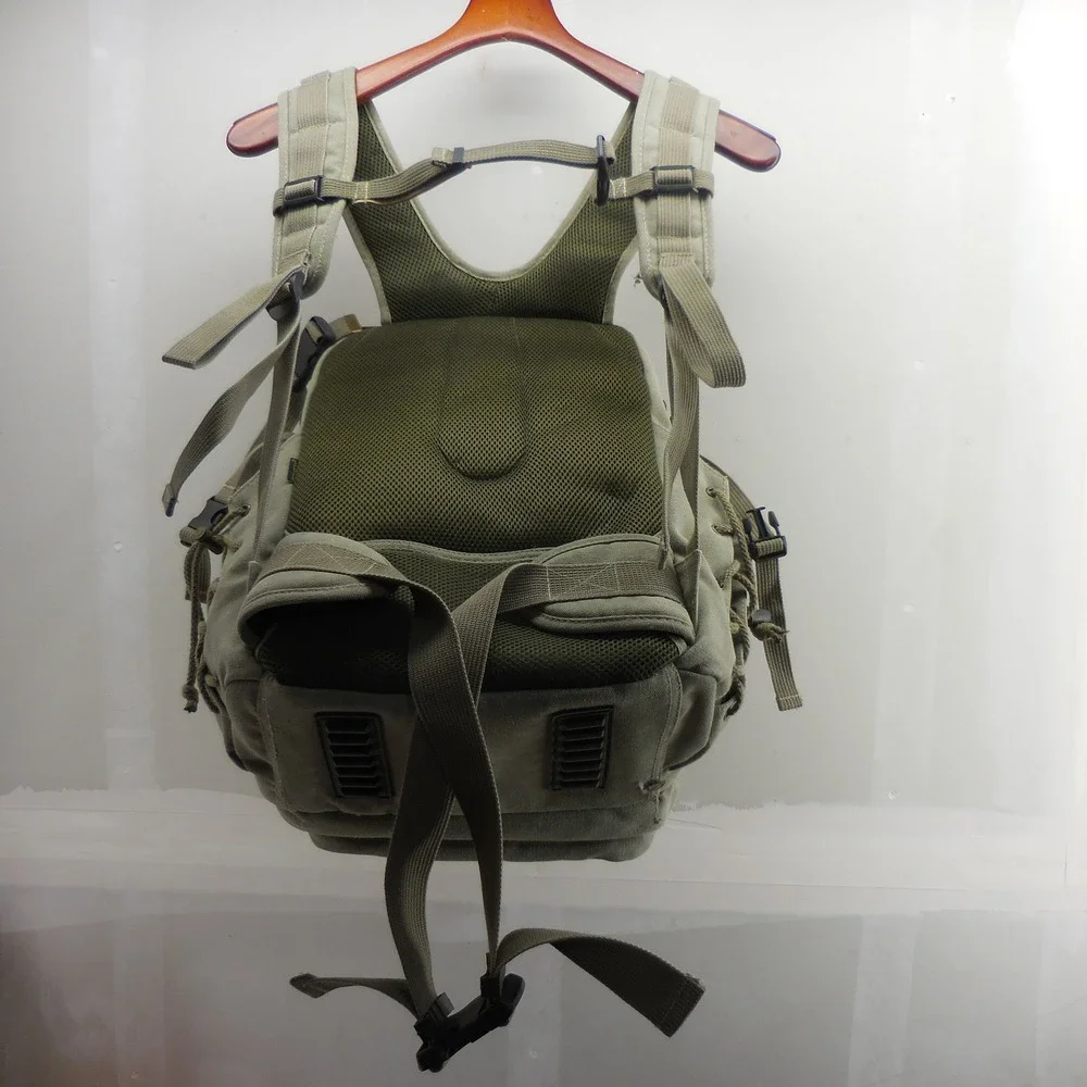 Promaster Adventure Series Khaki Canvas Camera Backpack Padded Gear Bag Dividers